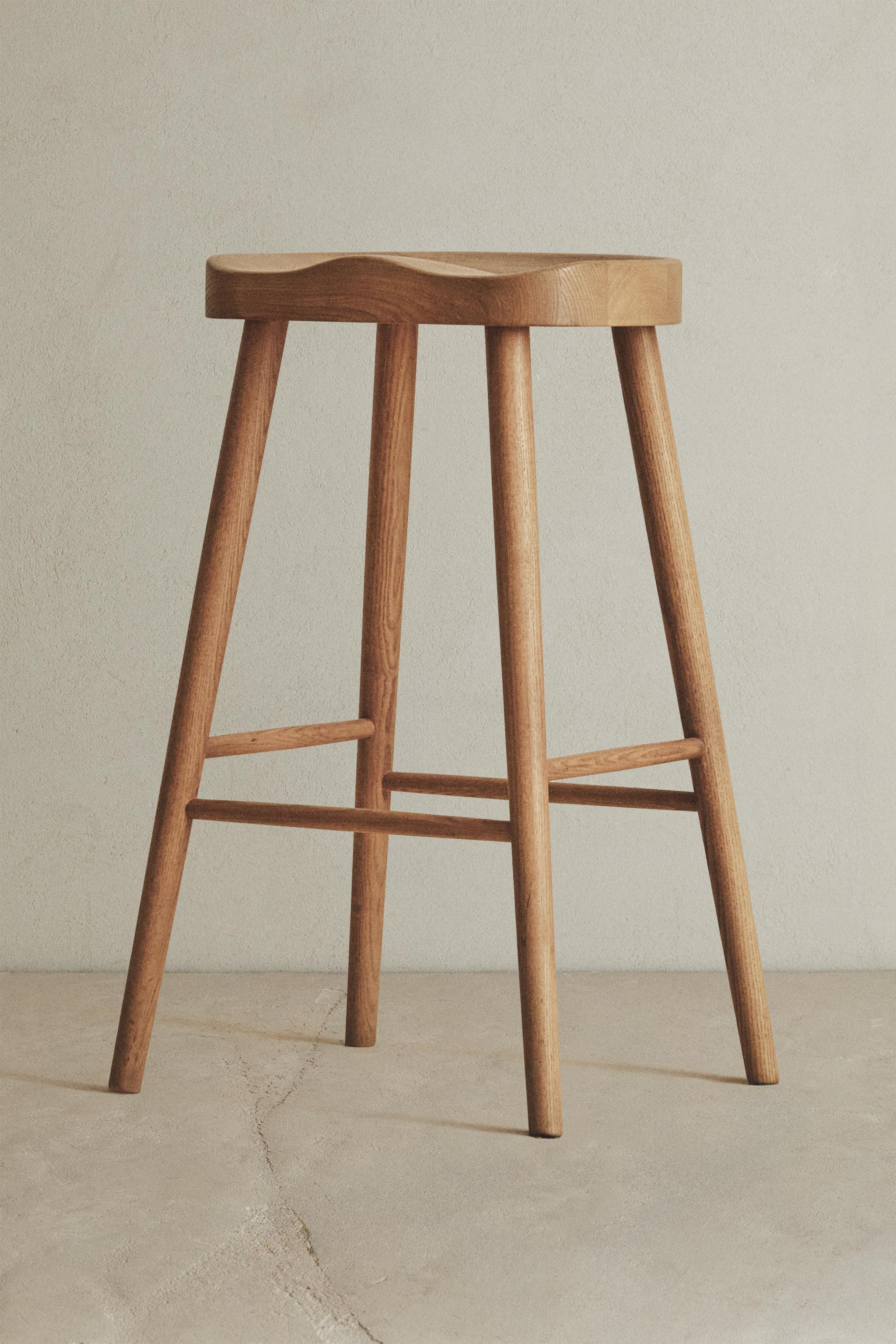 TABOURET HAUT FRÊNE